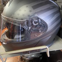 New American Flag Dot Motorcycle Helmet $110