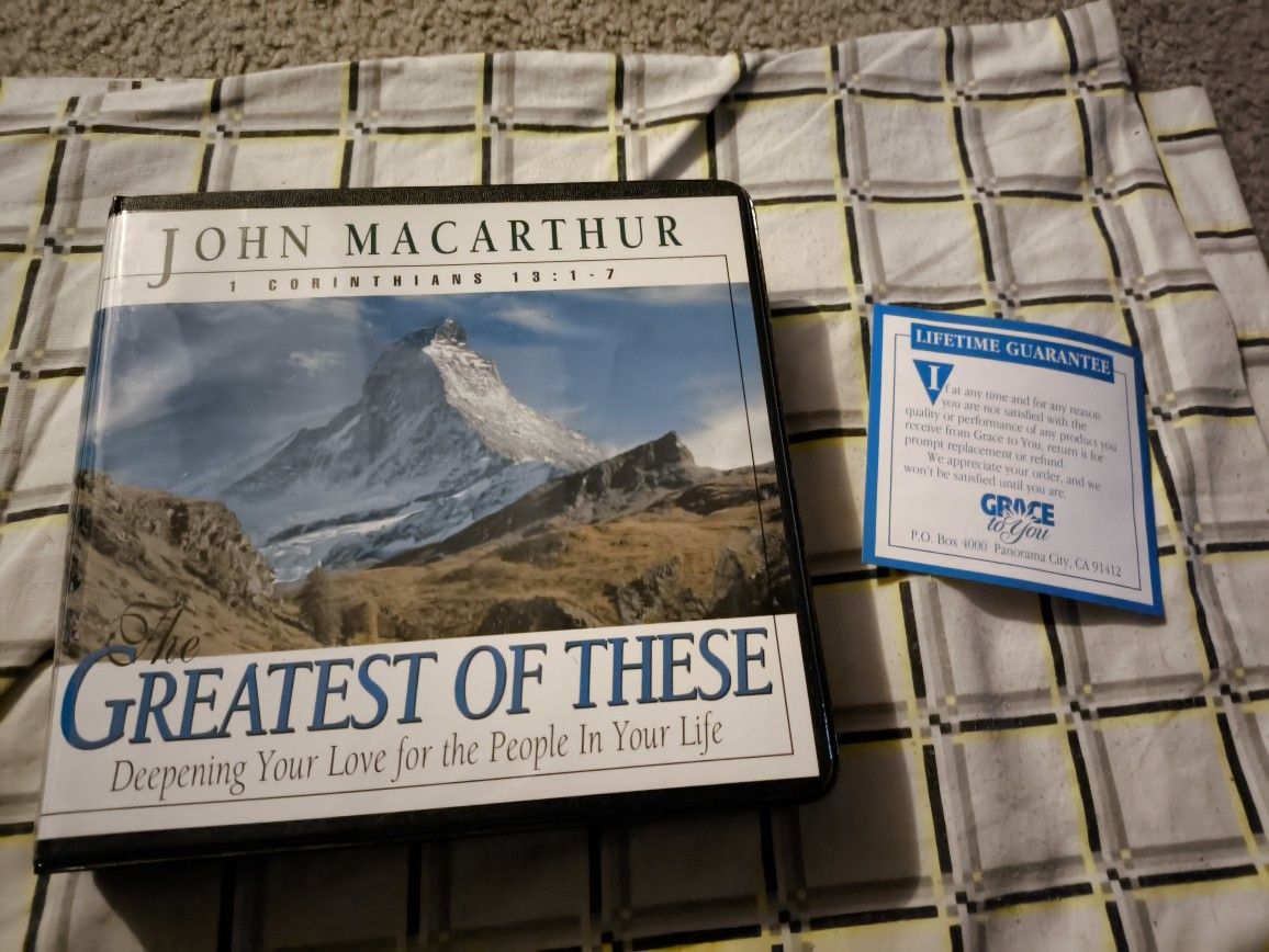 The Greatest Of These OOP CD John MacArthur 1 Corinthians Bible Christian Rare 
