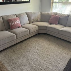 L Shaped Grey Couches