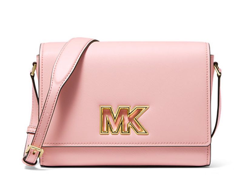 Michael Kors Mimi Medium Leather Power Blush Pink Shoulder