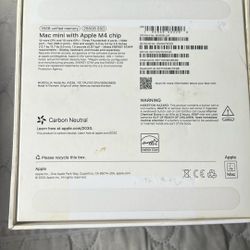 Mac Mini M4 16 Gb Ram -256 Gb 