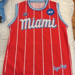 Miami Marlins Basketball Jersey
