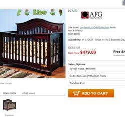 JORDANA LÍA 3in1 CRIB!! 