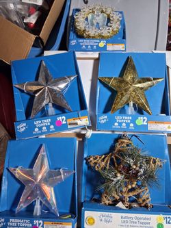 Xmas tree toppers