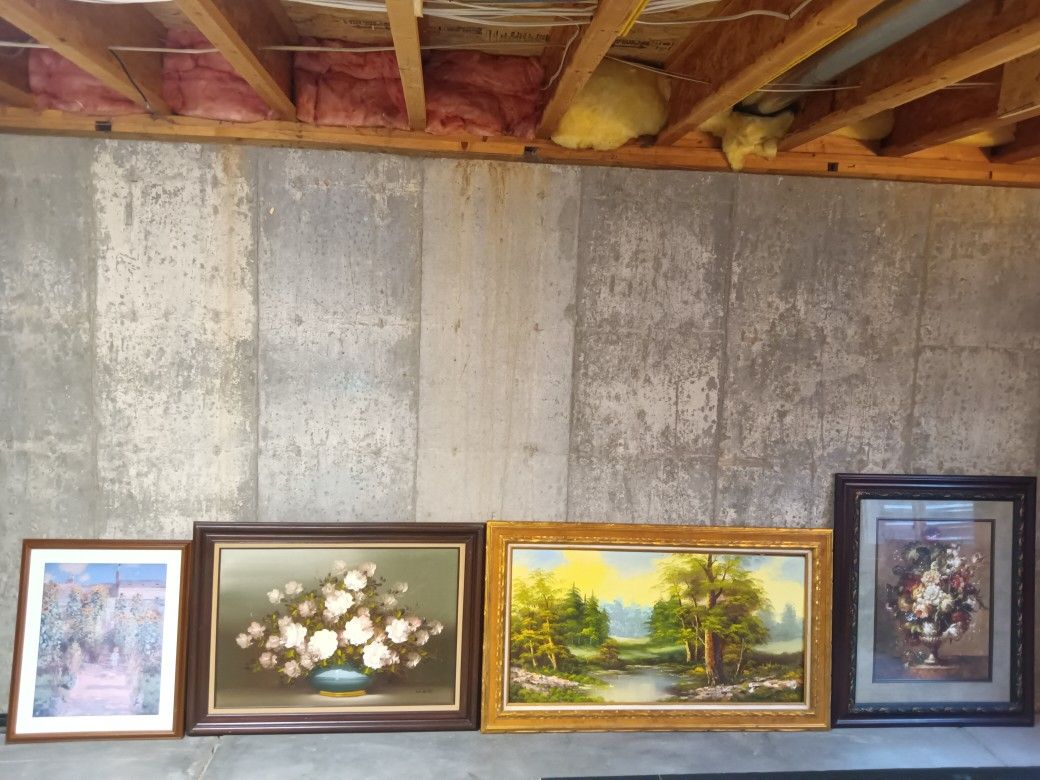 Paintings Trees Flowers and Monet Reprint