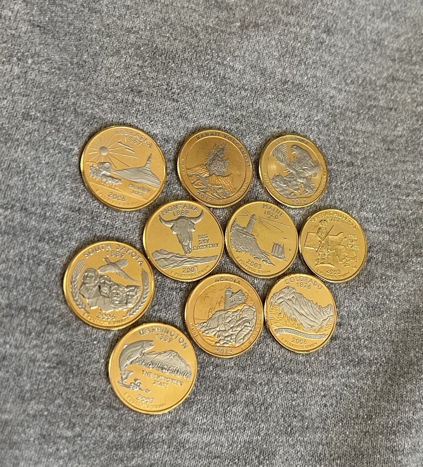 Gold & Platinum Quarters