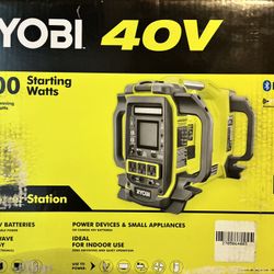 Ryobi 40V 18W Power station (tool Only)