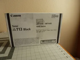 Canon T13 Black Toner Cartridge - OEM - Some Scuffing - BRAND NEW IN SEALED BOX
