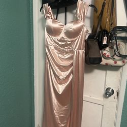 Champaign Gown Dress Size Médium