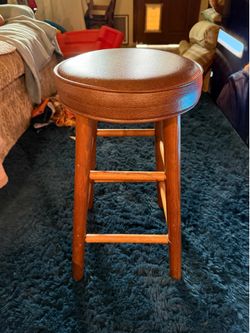 STOOL  12 1/2"w x 24 1/2"tall; cross streets are Arapaho & Waterview