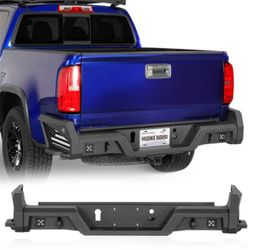 Replacement Rear Bumper w/ Bedside Slider Steps & LED Spotlights (15-22 Chevy Colorado & GMC Canyon, Excluding ZR2 Models) - Hooke Road VendorHR  SKU: