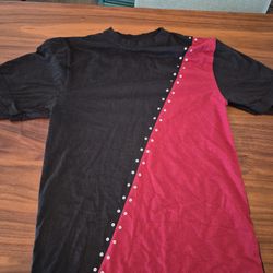 Half And Half Long Sleve Shirt - Hot Topic