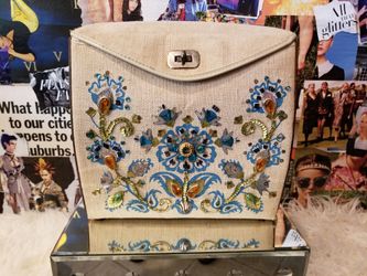 Vintage Wooden Purse