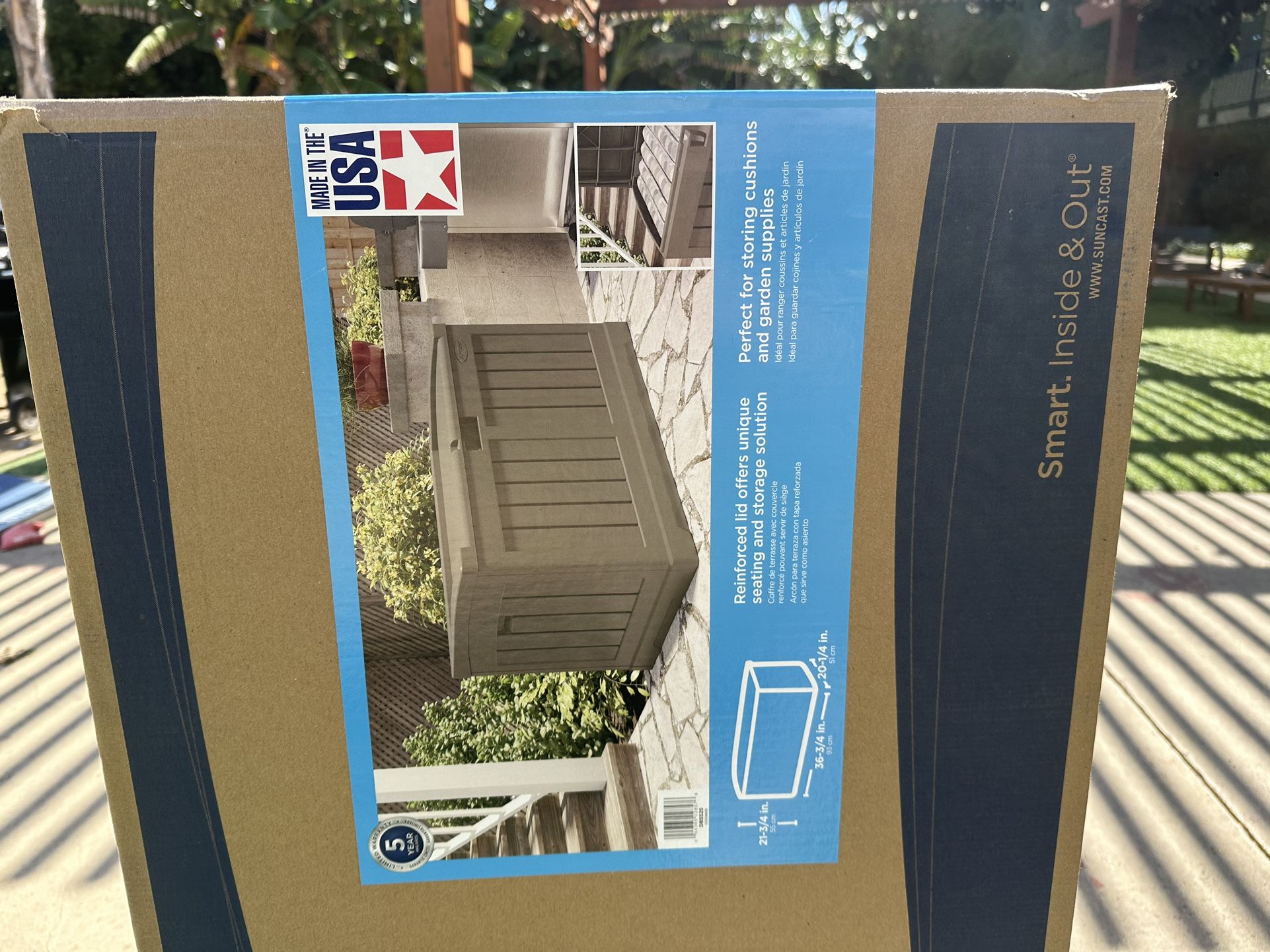 Suncast 50 Gallon Deck Box