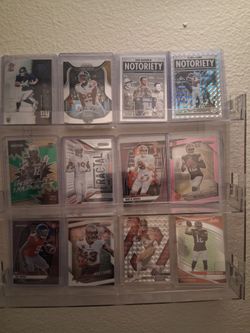 NFL Football Trading Card Lot of 12