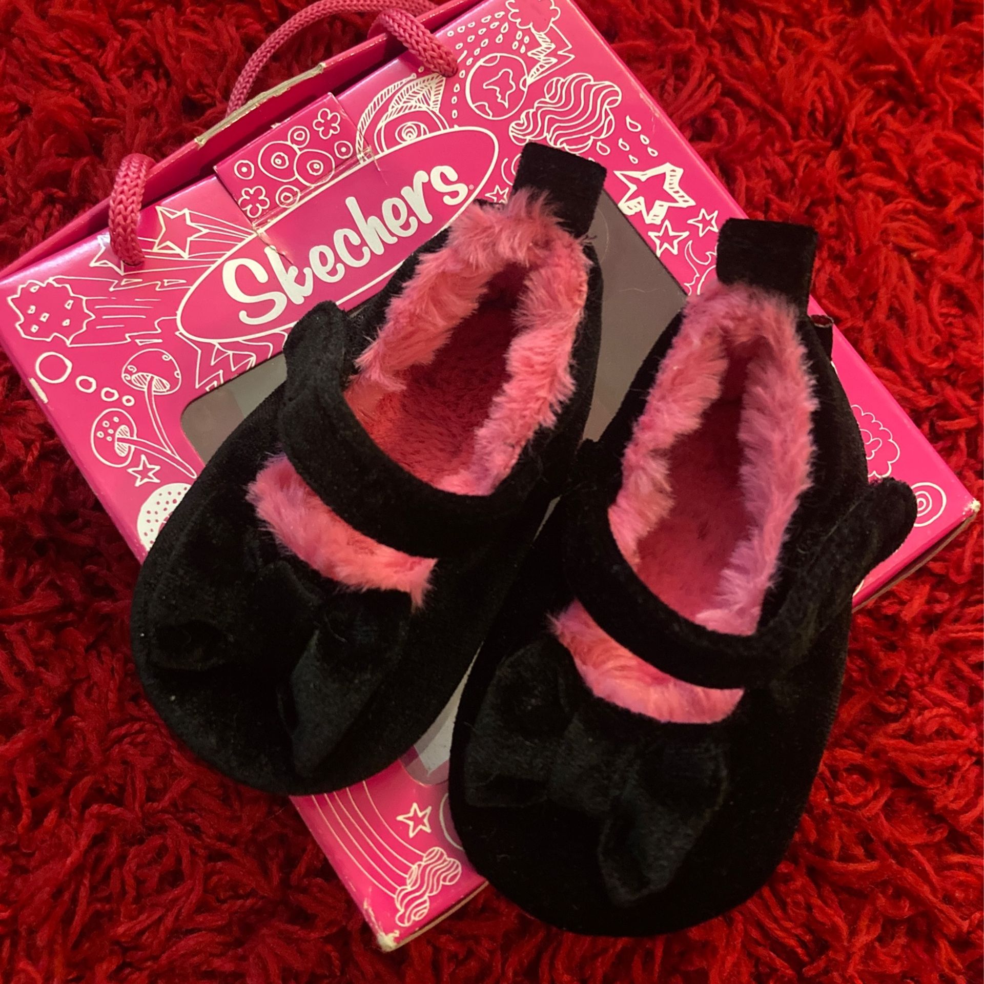 Baby Girl Skechers Shoes Size 1 New In Box