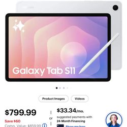 Galaxy Tab S11 $700