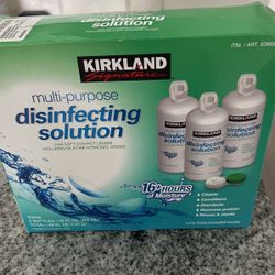 New Unopened Contact Solution 