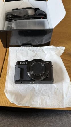 Canon PowerShot G7 X Mark II Compact Digital Camera Black