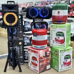 Rechargeable Bluetooth Party Speakers