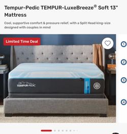 Tempur-Pedic TEMPUR-LuxeBreeze® Soft 13" Mattress