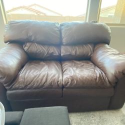Leather Couch 