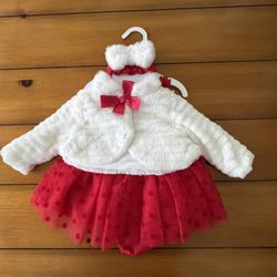3 Piece Baby Christmas Dress
