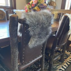 Fake Fur Rabbit Pelt, Quality  Faux Fur, Chair Cap, Doily, Runner  