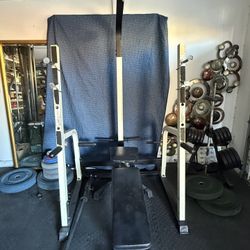Squat Rack And Bench