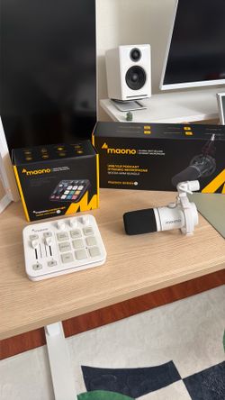 Maono PD200X Microphone & G1  NEO Audio Mixer