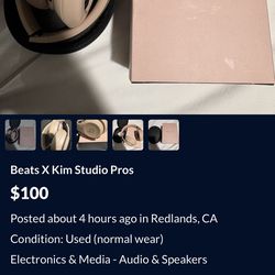 Scammer selling fake headphones/items