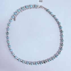 Sterling Silver & Turquoise Necklace