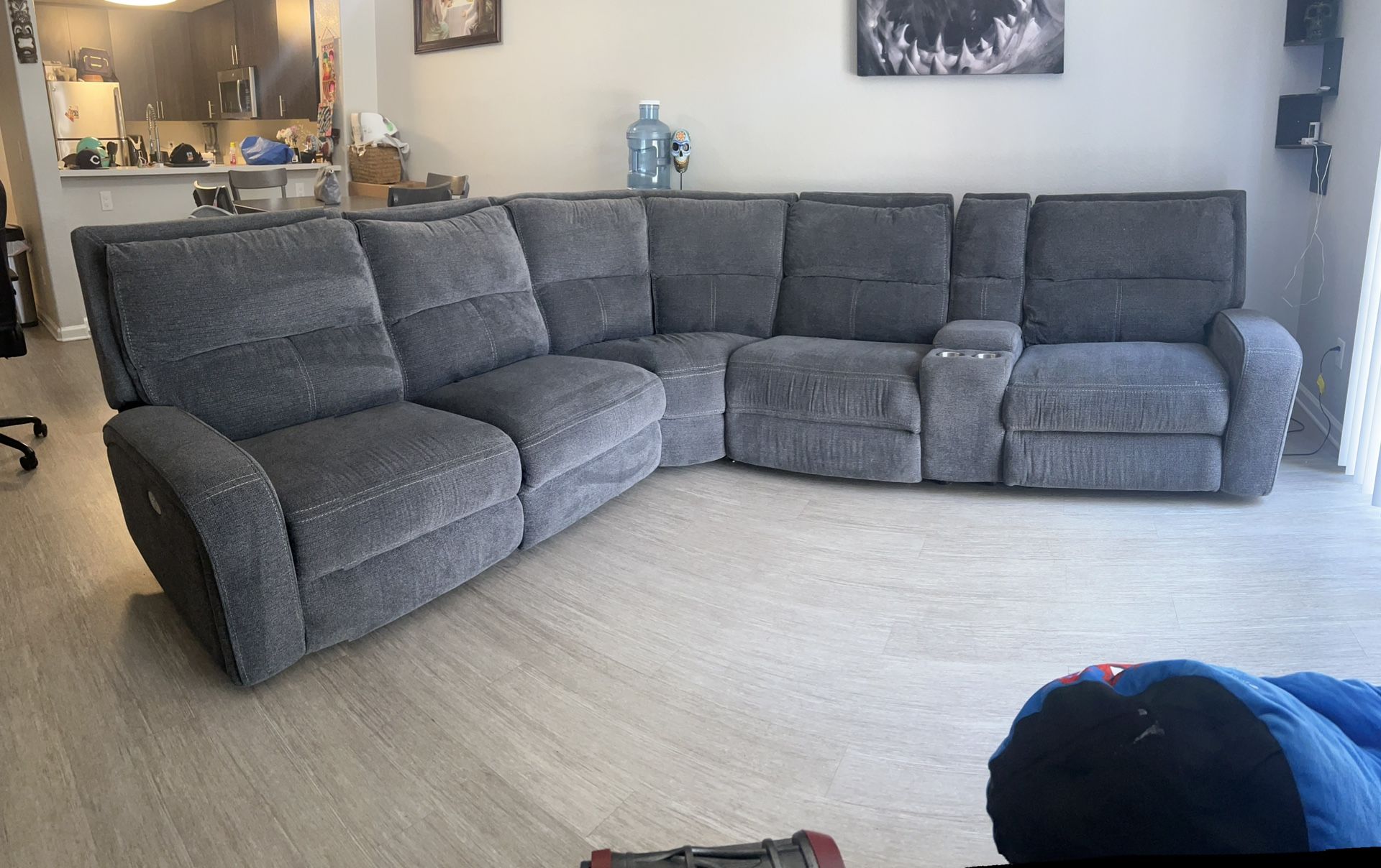 5 Piece Recliner Sectional