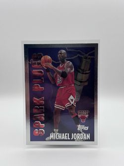 Topps 1995-96 Spark Plugs Michael Jordan Chicago Bulls Insert Card #SP2