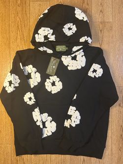 Denim Tears Cotton Wreath Hoodie Black