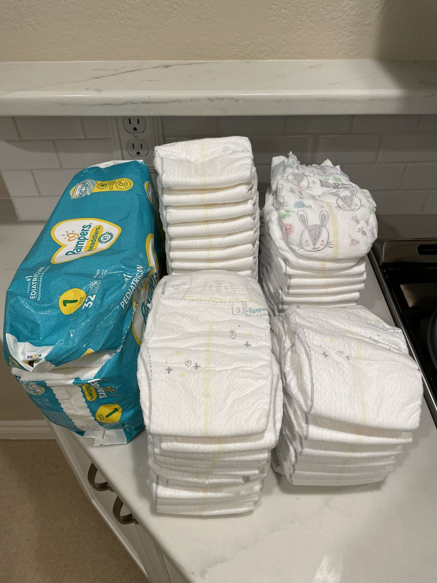 Size 1 & 3 Diapers