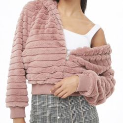 Forever 21 faux fur jacket