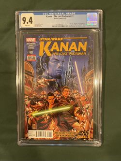 Star Wars Kanan the Last Padawan #1 Comic (2015) CGC 9.4 [WHITE] 1st Kanan Jarrus!