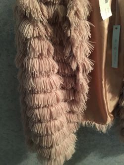 She and sky shaggy fashion jacket