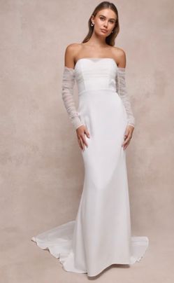 Lulus wedding dress size L & XL