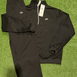 Men’s Alo Quarter Zip Set Size L