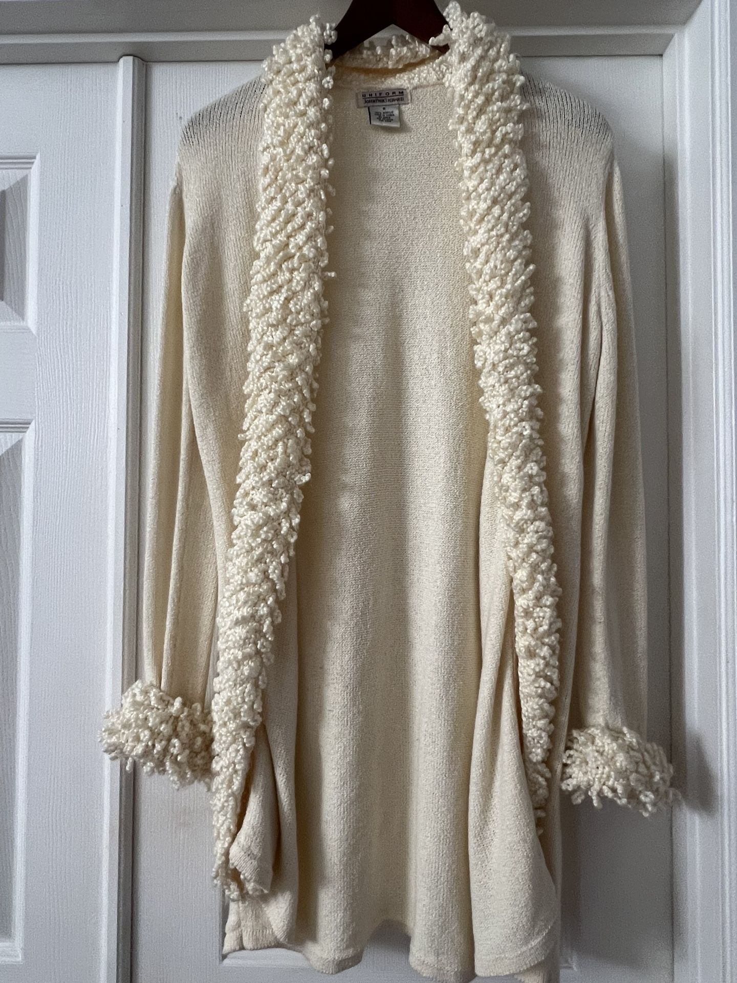 John Paul Richard Long Sweater Cardigan sz 8