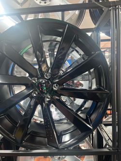 22” Giovanna Gloss Black Custom Wheels – Brand New Premium Rims