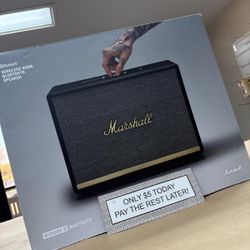 Marshall Wouburn II Bluetooth Speaker - Pay $5 today and pay the rest later -