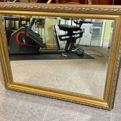 Gold Framed Wall Mirror Large EUC