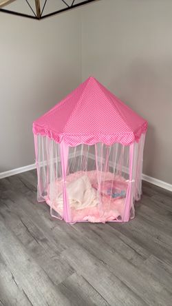 Pink Princess Play Tent for Kids  FREE