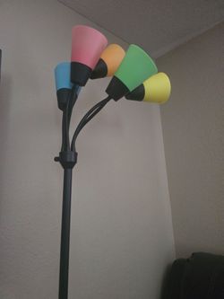 2 Six foot floor Lamps