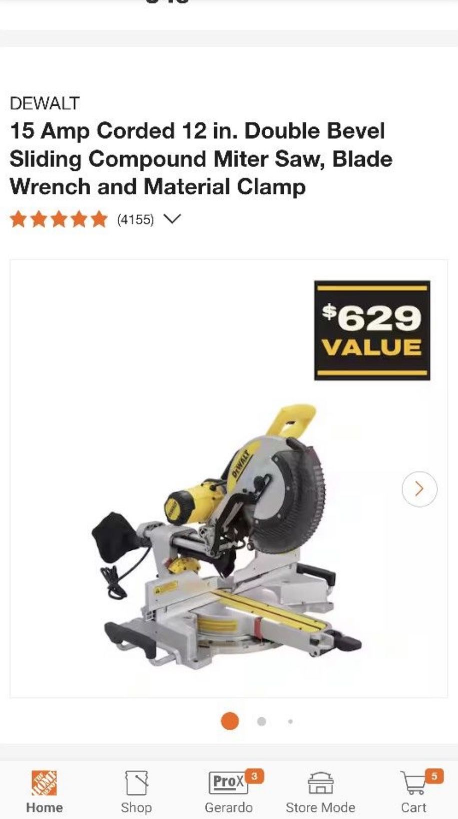 Dealt 12 Inch Miter Saw
