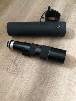 Vintage Tamron Auto Zoom 200-500mm f/6.9 Telephoto Lens w/ Case (Excellent Condition)