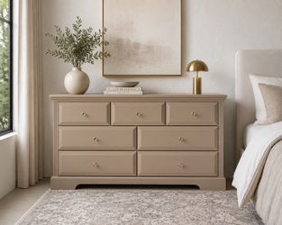 camel beige large dresser
